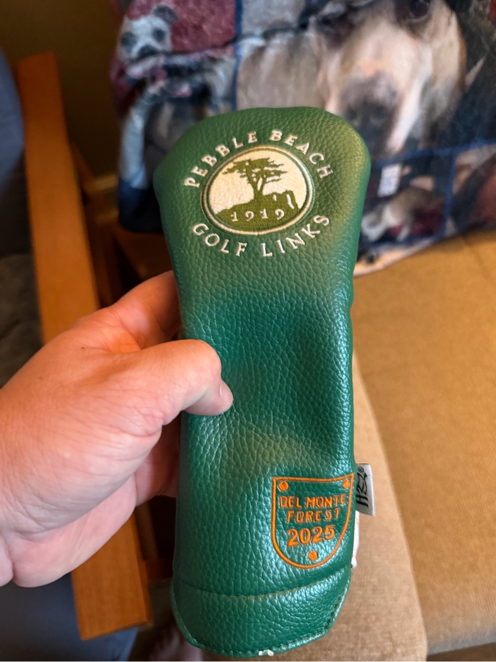Pebble Beach Golf Headcover in Green